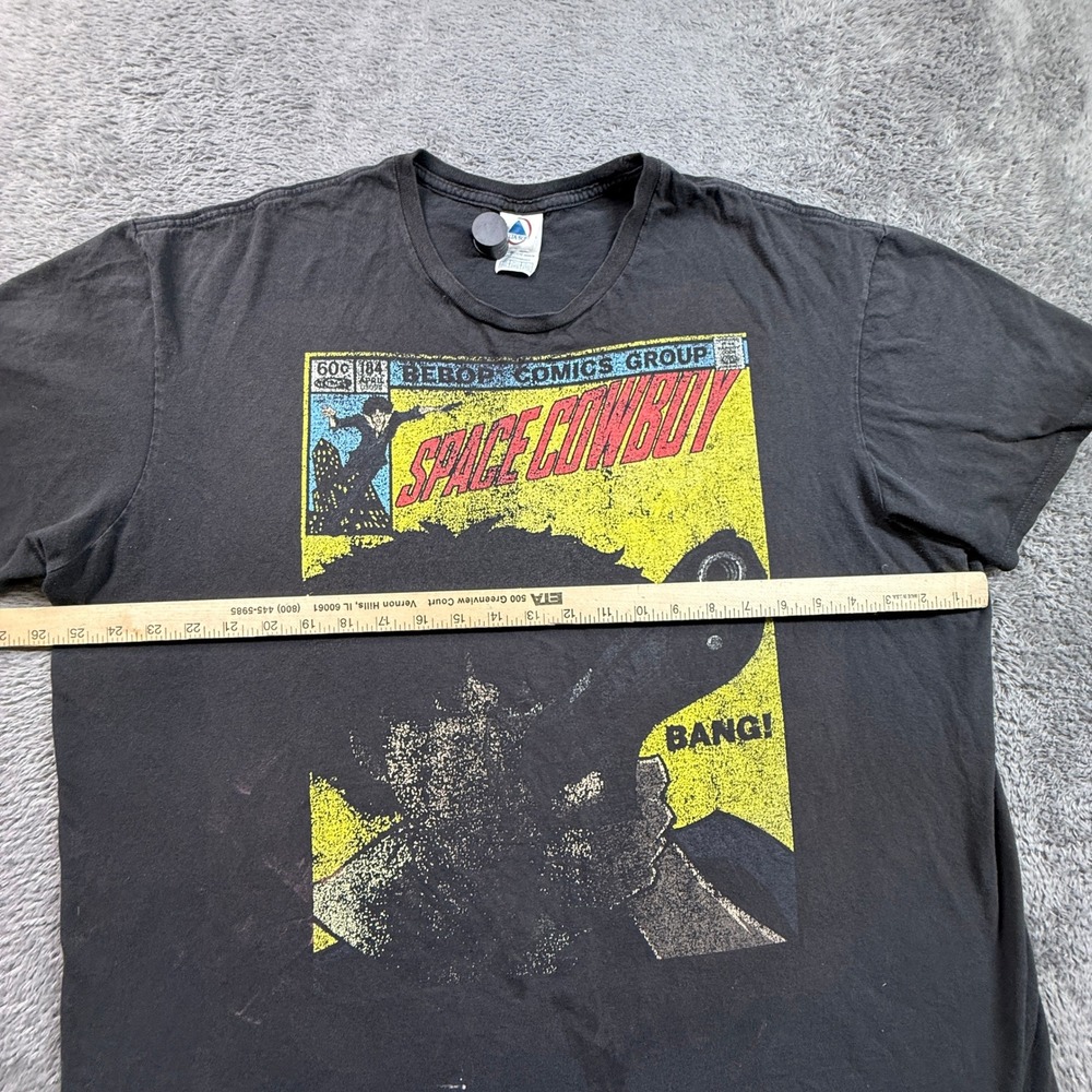 Delta Cowboy Bebop T-Shirt Mens XXL Black Good Vintage Spike Comic Art Tee - Picture 4 of 5